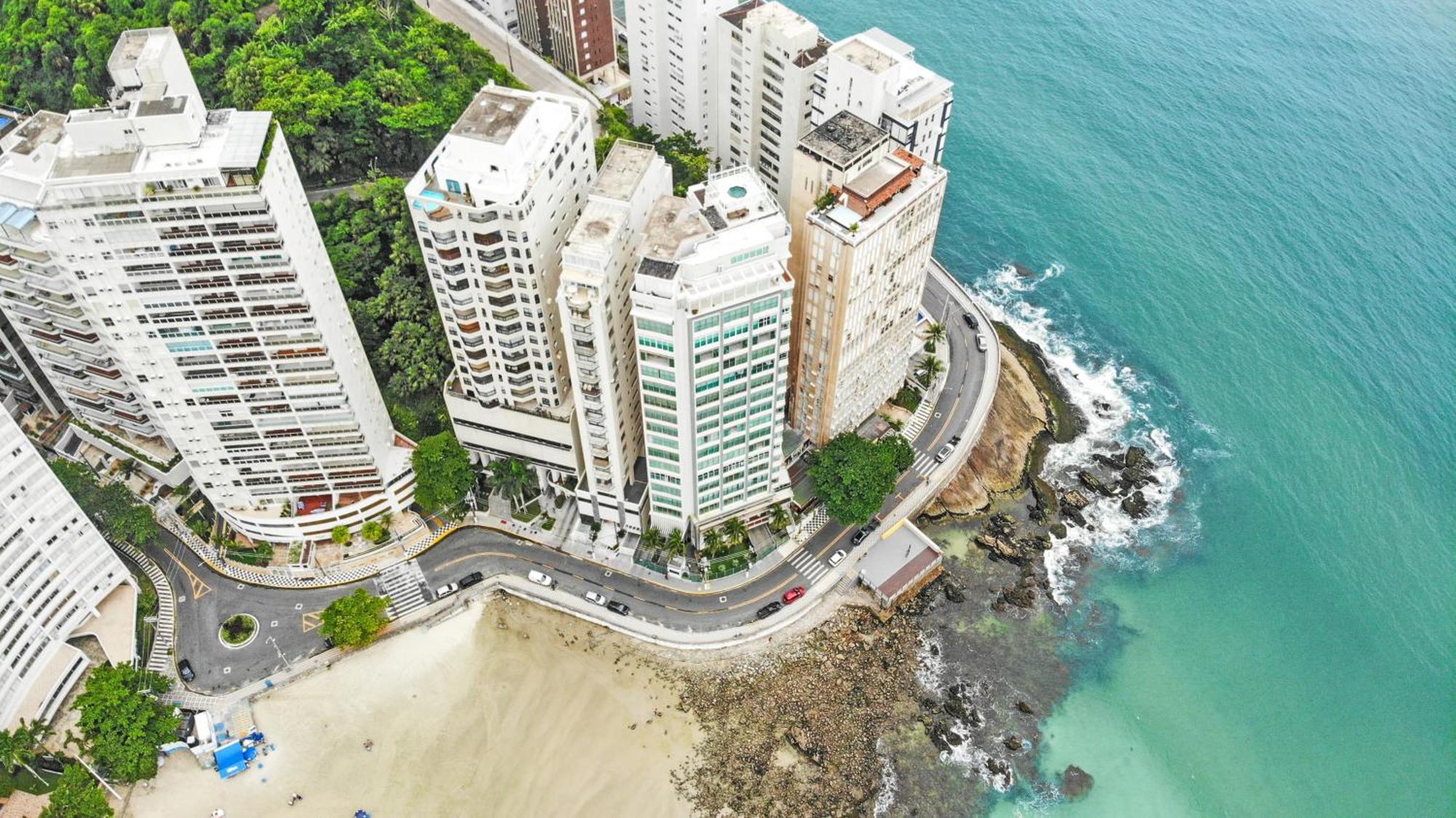 Vista Incrivel Beira-Mar Espacoso 4 Qts Ac 瓜鲁雅 外观 照片